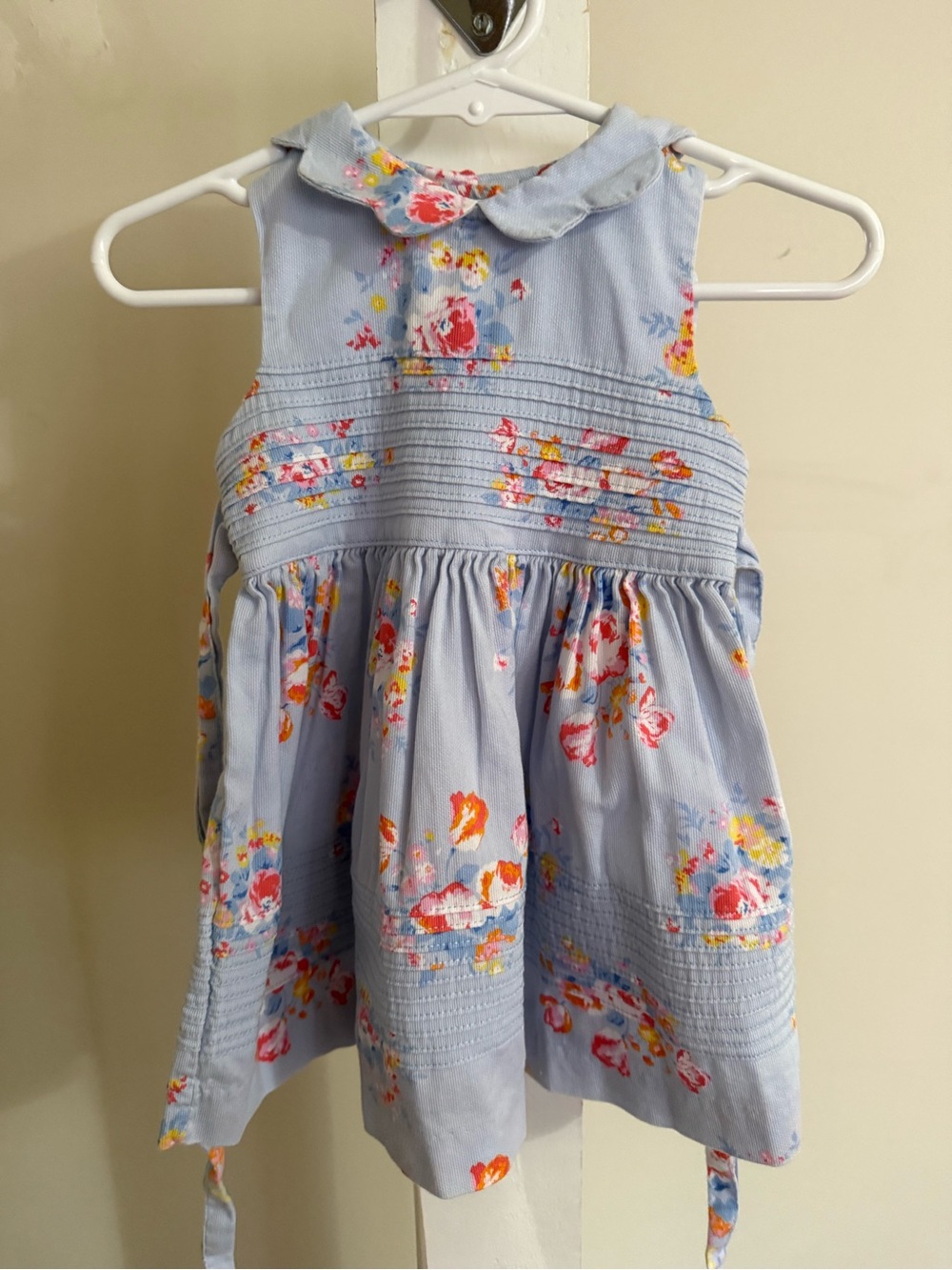 Laura Ashley Floral Dress & Diaper Cover